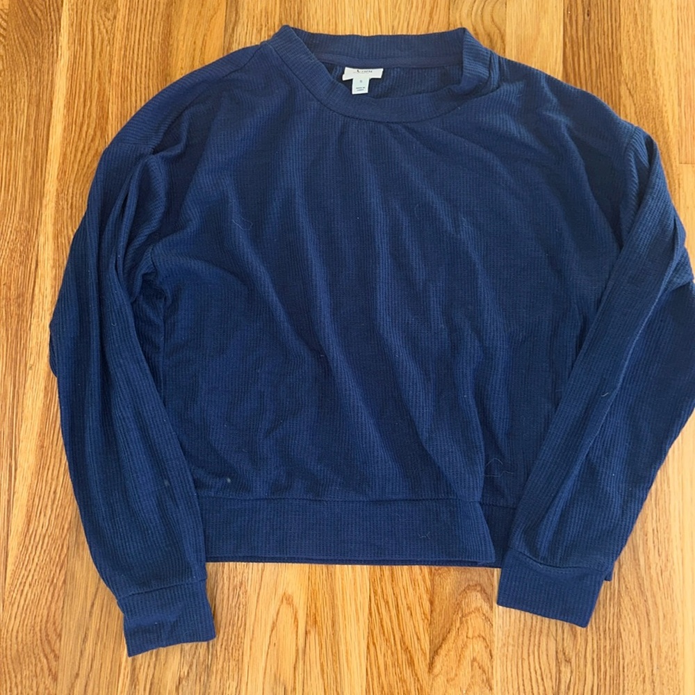 Blue Thermal Pajama Crew Neck